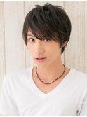 重めの斜めバングの目力ＵＰ！ウルフこなれヘアP南越谷