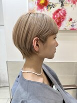 ショートボブ/小顔ショート/くびれショート
