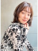 mowen×外ハネミディアム×ラフウェーブ×ハードパーマ