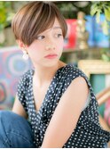 フレンチカジュアル小顔マッシュショートh2戸田公園20代30代40代