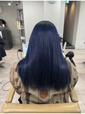 ブルーネイビーブルーブラックストレートトリートメント所沢