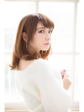 ステージ(STAGE) 大人かわいい/レイヤーロング/グレーベージュ/前髪パーマ/幡ヶ谷