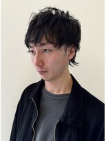 リンクス(Links)&nbsp;ウルフカットツイストスパイラルパーマゆるめ黒髪