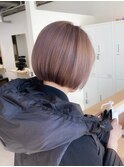 ☆ピンクブラウン切りっぱなしボブ美髪くびれレイヤー［西船橋]