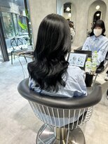 シティ(CITY) ブルーブラック 韓国ヘア レイヤーカット