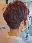 ショートボブ、髪質改善、白髪ぼかし、キッズカット、カット