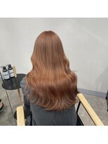 オグジュアリー 表参道(aux.) !ブリーチ必須!大人気のオレンジベージュ♪