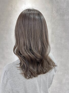 レガロヘアアトリエ(REGALO hair atelier) 大人の魅力シアーグレージュ/ミディアムボブ【茨城/水戸】