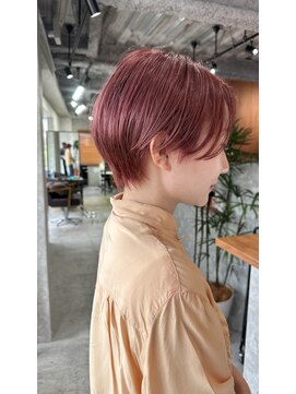 ゴーグッド(GO GOOD.) 【えいじ】美シルエットショート/ハイトーン/ピンクベージュ