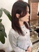 ヴィップルーム(viproom)&nbsp;ツヤ髪スタイルニュアンスカラーショートボブセンターパート