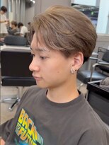 エルマーク 枚方(L-MARK)&nbsp;センターパート/ニュアンスパーマ/韓国/フェーザーパーマ/眉毛