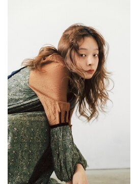 マスタード(MASTARD) ミニウルフデジタルパーマチェリーブラウンセミロング