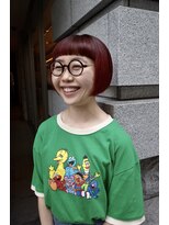 ナビッジ(NABIGE)&nbsp;ボブに赤！