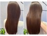 カット+髪質改善ストレート+3stepトリートメント　￥17760～