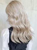 20代30代髪質改善カラーブロンド大人美人秋ロングヘア