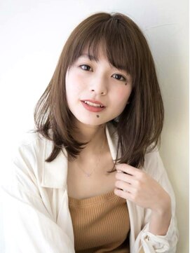 セイドット リー(Say. Ree) Say.ミディアムヘーゼルグレージュオリーブグレー暗めカラー青山