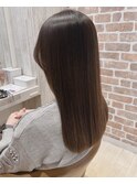 大人かわいい☆サラ艶ストレート♪内巻きワンカール