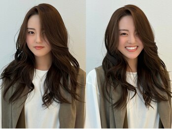 ラ ミューズ ヘアー(La mju:z hair)の写真/伸ばしかけの髪も、扱いやすいスタイルに♪長さを変えずに印象を変えるスタイルも!