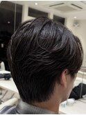 ニュアンスパーマ曲がる縮毛矯正フェザーパーマ