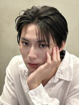 ロンドオム 池袋(Lond Homme) men's/メンズ/ダウンパーマ/黒染め/韓国/ブルーブラック/池袋