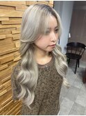 ミルクティーベージュシールエクステ