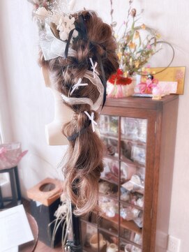 クルールえみ(couleur) あみ下ろしポニー