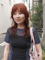 ユルクメゾンシティ 名古屋(JURK MAISON CITY) 【ami style】ブリーチなしオレンジカラー ドライパーマ