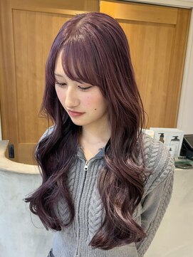 テトラ バイ ネオリーブ 横浜西口店(tetra by neolive) ラベンダー　ケアブリーチ　ハイトーンロング　巻き髪　横浜★