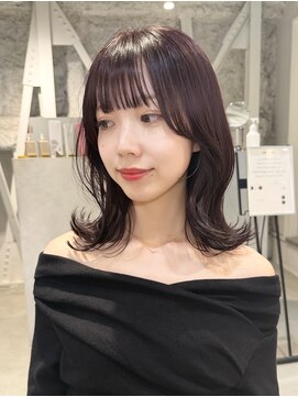 フォト 新宿(foto) くびれヘア/ピンクパープル/ミディアムヘア