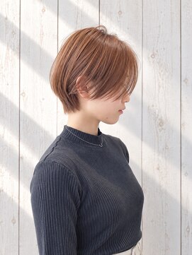 ライフ 湘南台(Life) 丸みショートボブ×柔らかベージュ