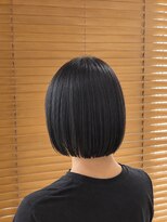 オーガニックエコ 川越(organic+eco)&nbsp;10代20代かわいい切りっぱなしボブカット　ブリーチなし