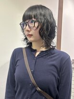 ラパンセ ブラン(LA PENSEE BRUN)&nbsp;ワイドバング×ニュアンスパーマ