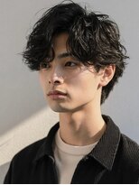 マナ 阪神尼崎(MANAZ)&nbsp;21. センターパート/黒髪/パーマ/ニュアンスパーマ