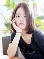 ブルームヘア 大宮(Bloom hair)&nbsp;センターパート×暗髪