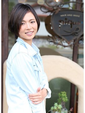 ピケ(pique) 大人可愛いショートスタイル