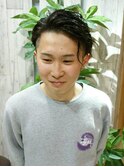 ツーブロック×パーマ