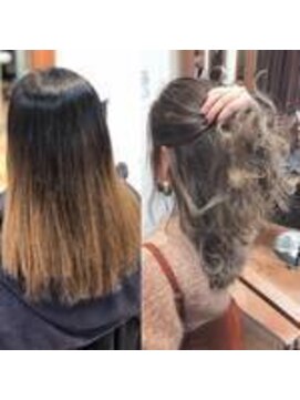 カルフール ロコ 草加西口店(Carrefour LOCO) ＬＡハイライト、グラデーションカラー