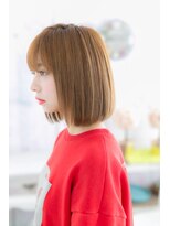 ミック ヘアアンドビューティー 大山店(miq  Hair&Beauty)&nbsp;シースルーバング☆彡甘辛ハイトーンミディ