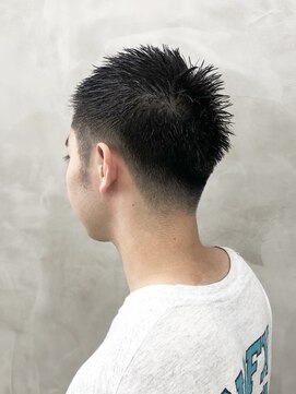 ソーコ 渋谷(SOCO) ビジネスおしゃれボウズ好感度ワイルドアップバング（徳竹）