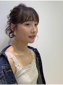 ゆるふわアレンジ10代20代30代 ヘアセット