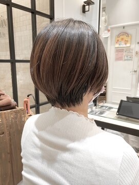 ネオリーブギンザ 銀座店(Neolive GINZA) 【ビフォーアフター】襟足スッキリ×丸みショート