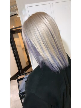 ラフ 難波店(LAFF) #黒髪#ボブルフ#ネビージュ#小顔#ワンレン