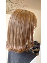 ガレリアエレガンテ 尾張旭店(GALLARIA Elegante)&nbsp;キュートなベルボブ×ミルクティーベージュ