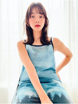 レニーバイエース(LANY by ACE) 【LANY横浜】アイスグレージュ×顔まわりレイヤー