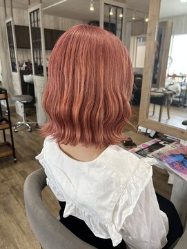 ヘブンリー(heavenly) #ピンクオレンジ#ピンクベージュ#ピンクカラー#イルミナカラー