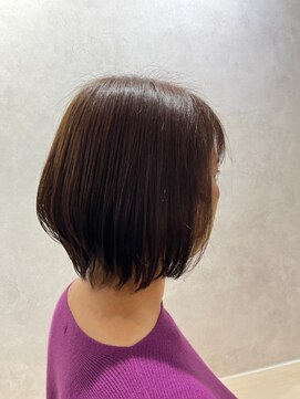 アヴァンセ(Avancer) 人気のあるイヤリングカラー/ショート/ケアブリーチ/ボブ