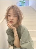 テラコッタ/韓国風ヨシンモリ/流れるレイヤー/前髪カール