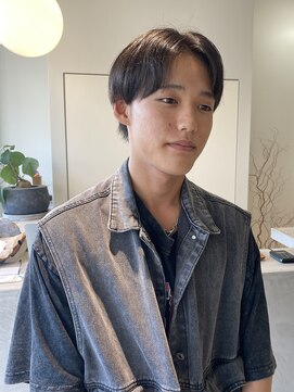 グリーン(green) リナ メンズ センターパート