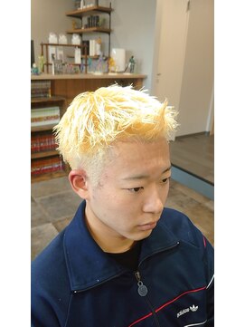 ブランドー(Brandoo) スパイキーショート＆抜きっぱなし金髪