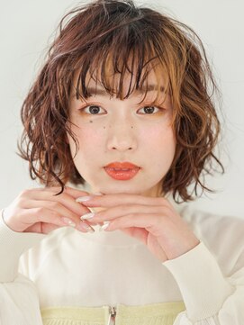 アビエクレール 河内花園(abije claire) 大人に似合う甘めボブ★20代30代50代 髪質改善